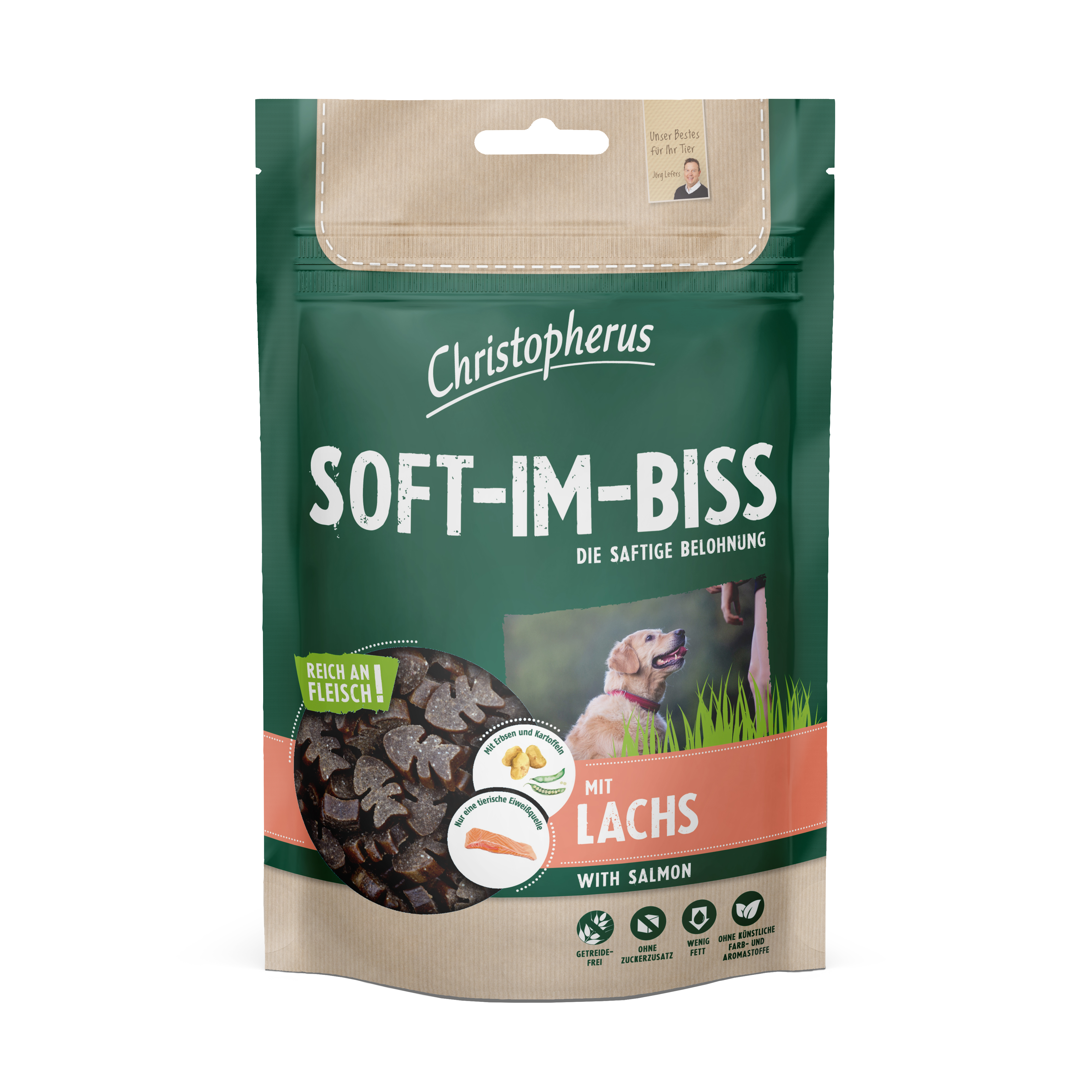 Soft-Im-Biss mit Lachs