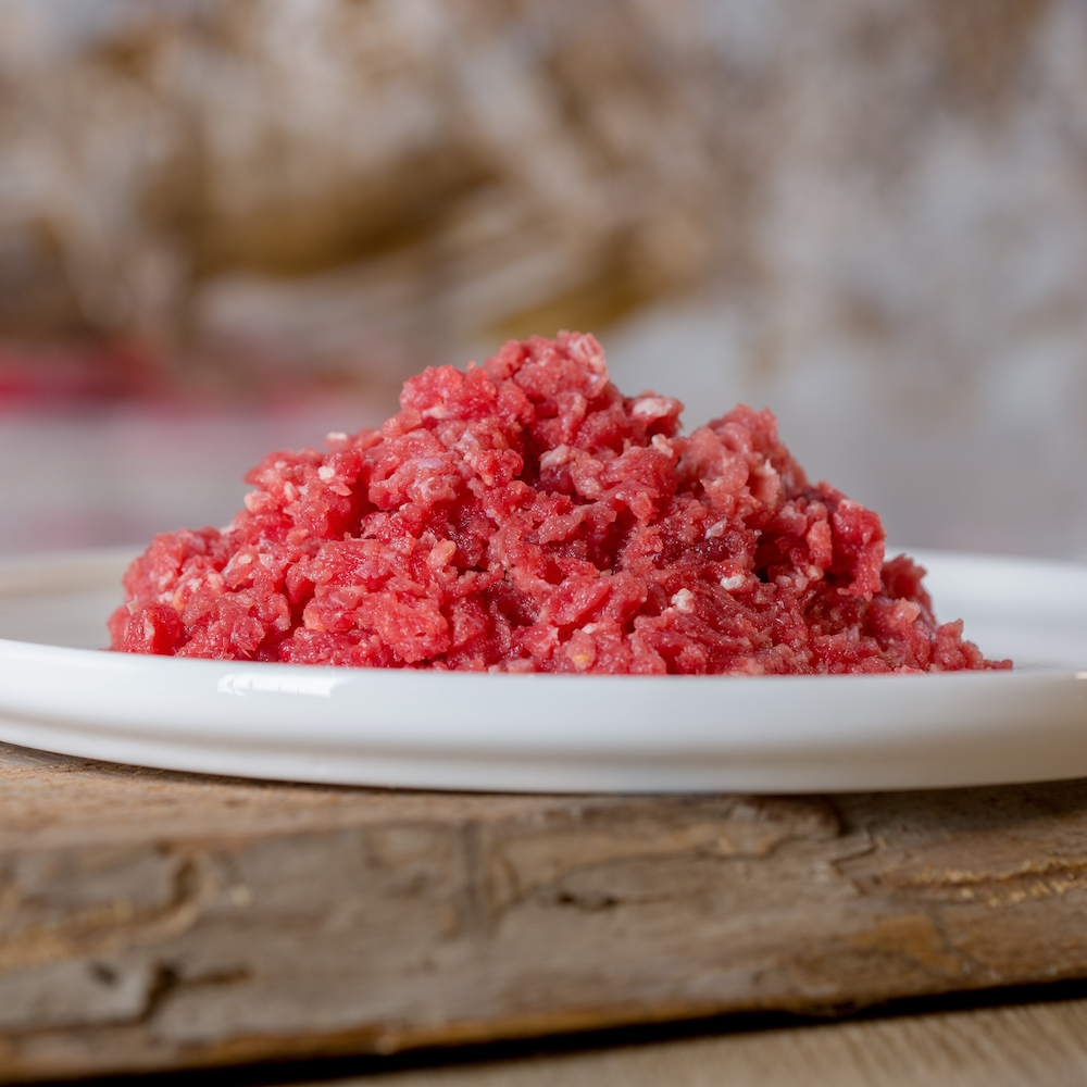 Rindfleisch mager gewolft